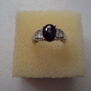 New shungite topaz ring size 6 DAD942   FINAL MARKDOWN